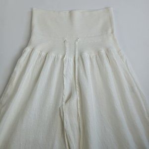 Bebe Womens Pulazzo Linen Pants.